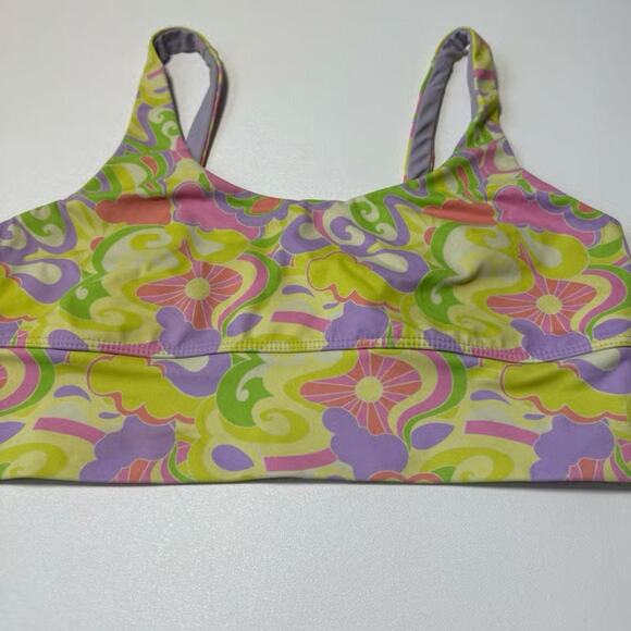 Beach Riot Psychedelic Sunshine Leah Crop Top - Picture 3 of 8